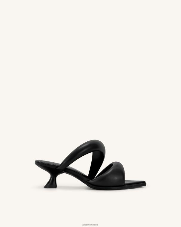 czarny sara mule T06LV307 JW PEI muł
