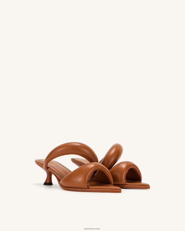 karmelowy brąz sara mule T06LV306 JW PEI muł