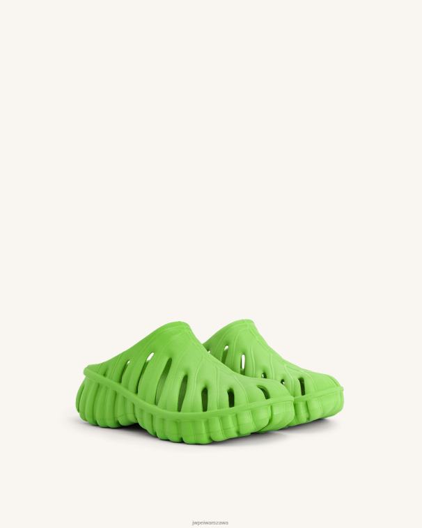 neonowa zieleń Chodaki platformowe Tara Leaf T06LV312 JW PEI sandał