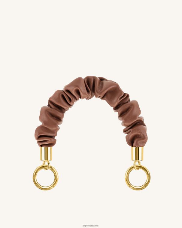 brązowy pasek typu scrunchie T06LV268 JW PEI pasek