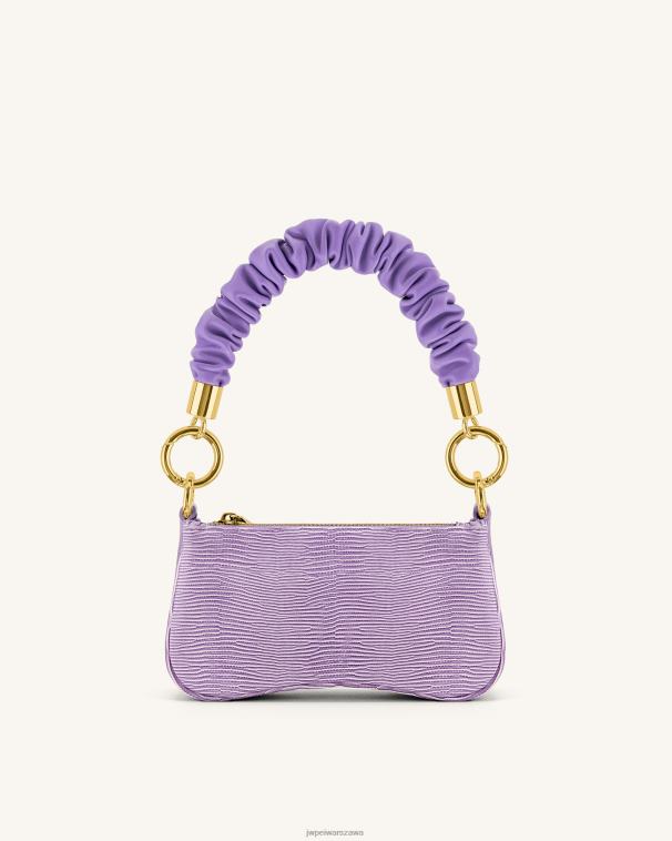 fioletowy pasek typu scrunchie T06LV272 JW PEI pasek