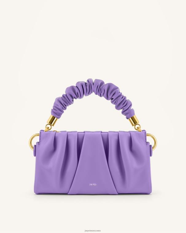 fioletowy pasek typu scrunchie T06LV272 JW PEI pasek