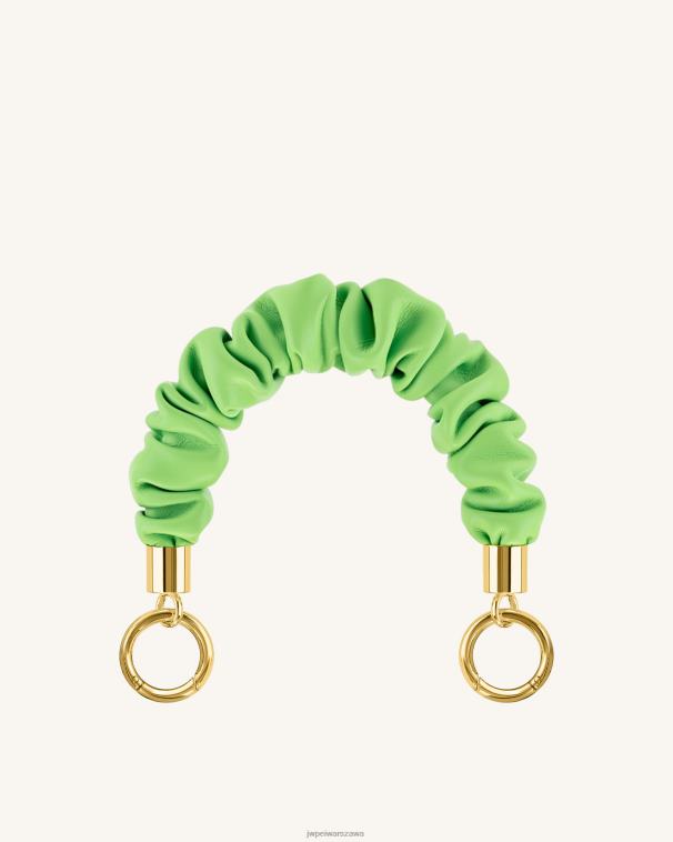 limonkowy pasek typu scrunchie T06LV276 JW PEI pasek