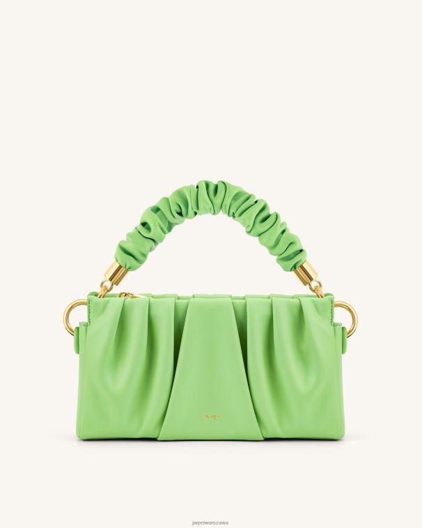 limonkowy pasek typu scrunchie T06LV276 JW PEI pasek