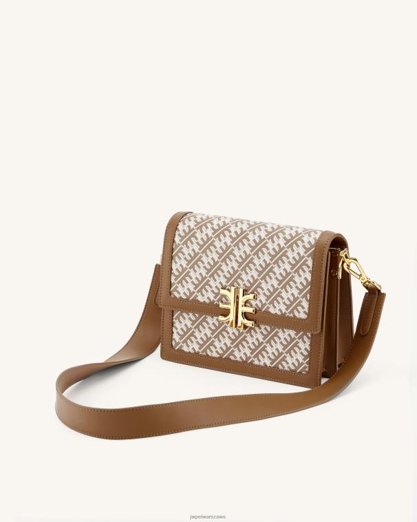 brązowy fei mini crossbody z klapką T06LV34 JW PEI torba na ramię