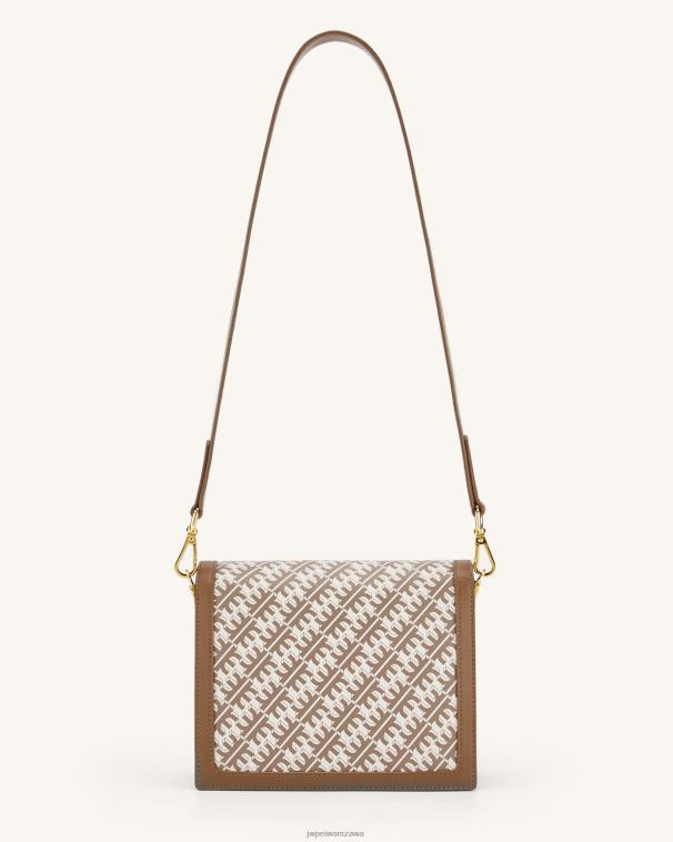 brązowy fei mini crossbody z klapką T06LV34 JW PEI torba na ramię