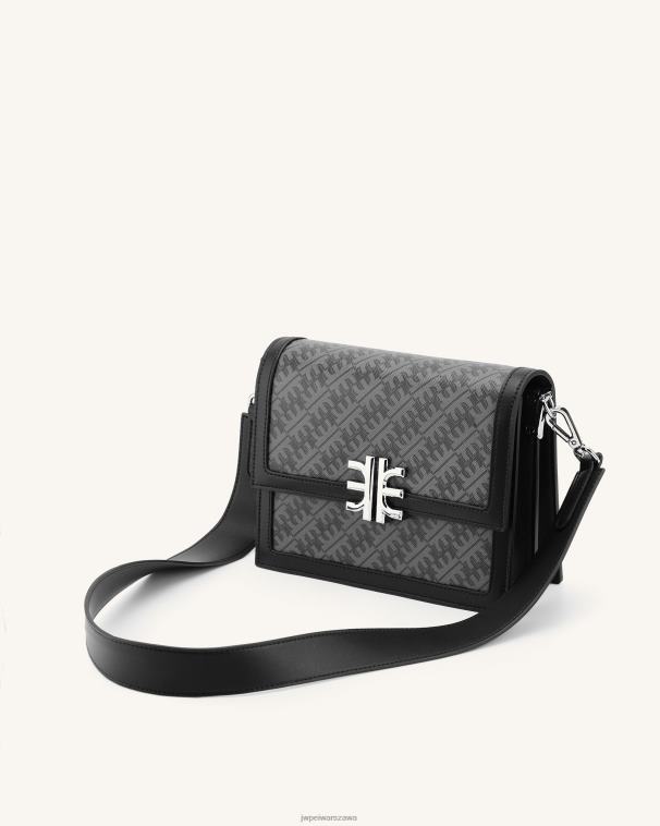żelazna czerń fei mini crossbody z klapką T06LV36 JW PEI torba na ramię