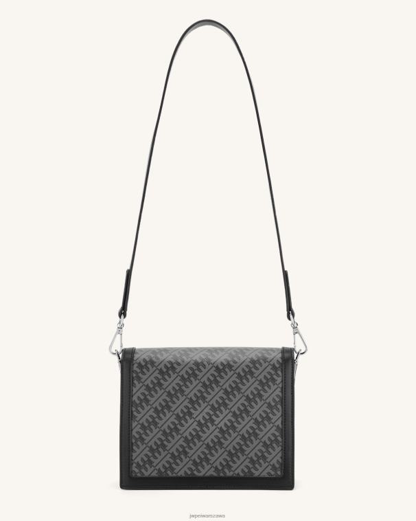 żelazna czerń fei mini crossbody z klapką T06LV36 JW PEI torba na ramię