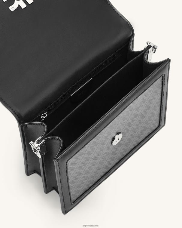 żelazna czerń fei mini crossbody z klapką T06LV36 JW PEI torba na ramię