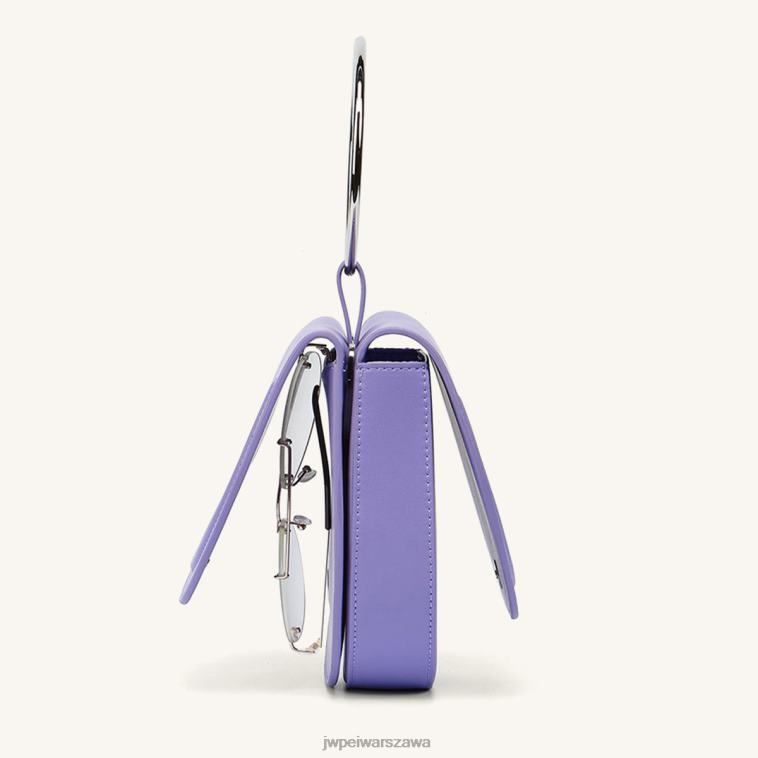 fioletowy crossbody z podwójnym księżycem T06LV13 JW PEI torba na ramię