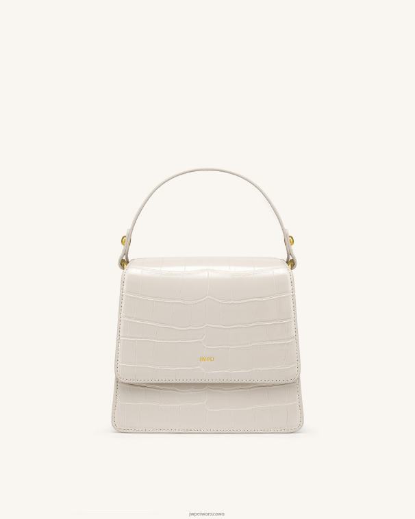 krokodyl z kości słoniowej fae górny uchwyt crossbody T06LV31 JW PEI torba na ramię