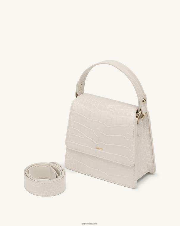 krokodyl z kości słoniowej fae górny uchwyt crossbody T06LV31 JW PEI torba na ramię