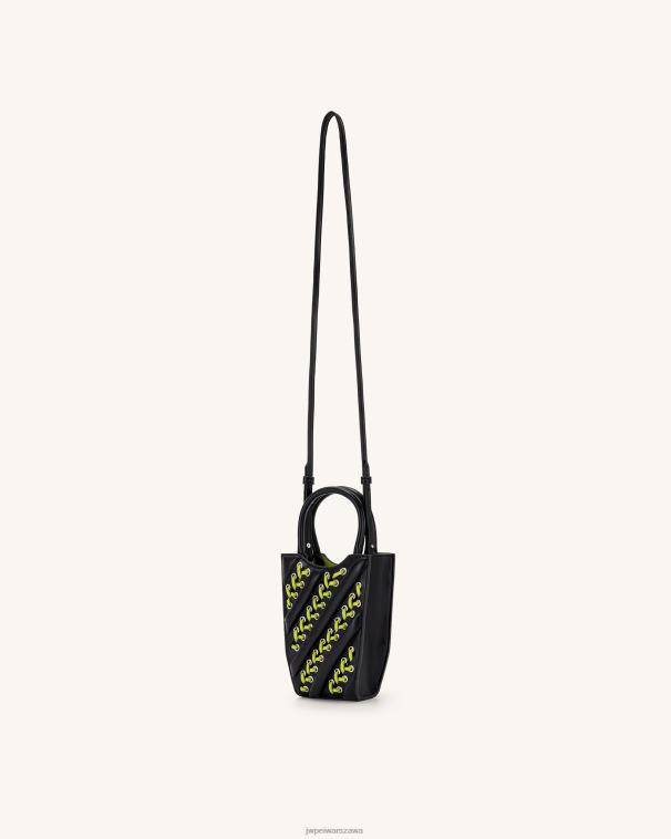 czarny Torba na telefon Fei Straps T06LV238 JW PEI torba na telefon