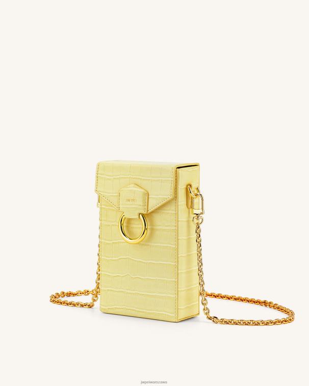 jasnożółty krokodyl Etui na telefon Lola Gradient Chain T06LV193 JW PEI torba na telefon