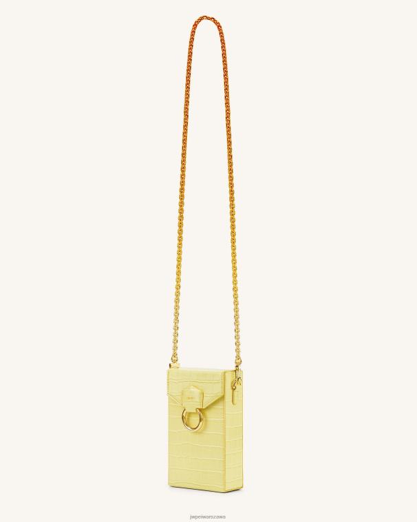 jasnożółty krokodyl Etui na telefon Lola Gradient Chain T06LV193 JW PEI torba na telefon