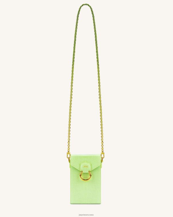 limonkowa jaszczurka Etui na telefon Lola Gradient Chain T06LV194 JW PEI torba na telefon