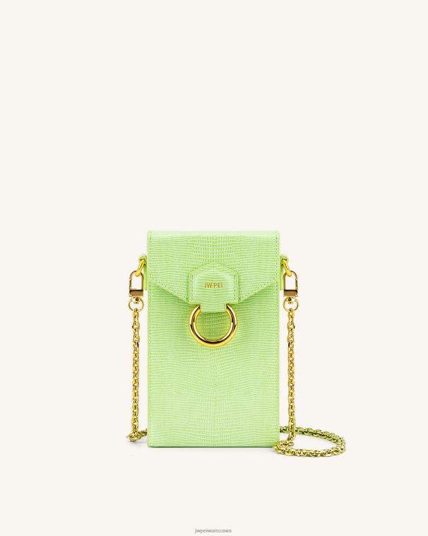 limonkowa jaszczurka Etui na telefon Lola Gradient Chain T06LV194 JW PEI torba na telefon