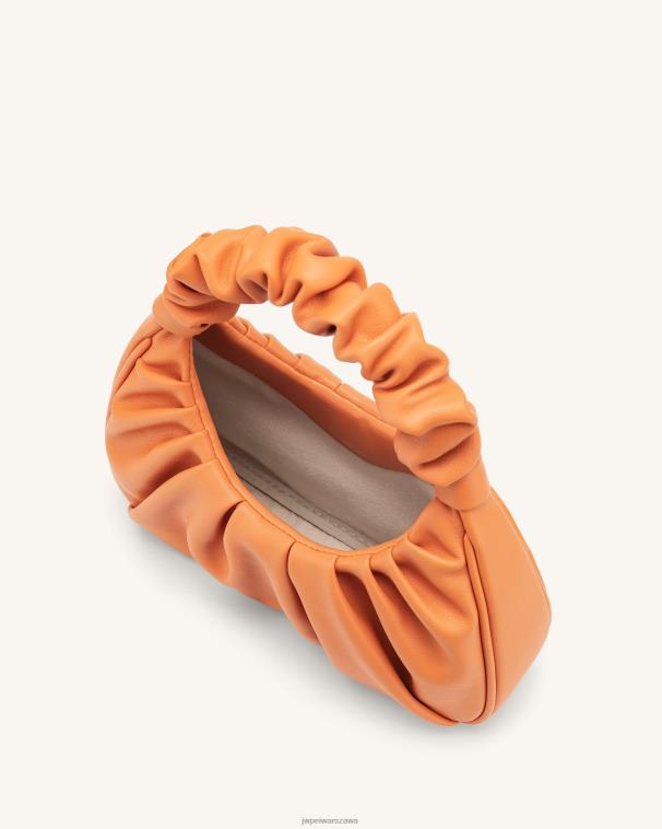 Pomarańczowy gabbi ruched torebka hobo T06LV69 JW PEI torba na ramię