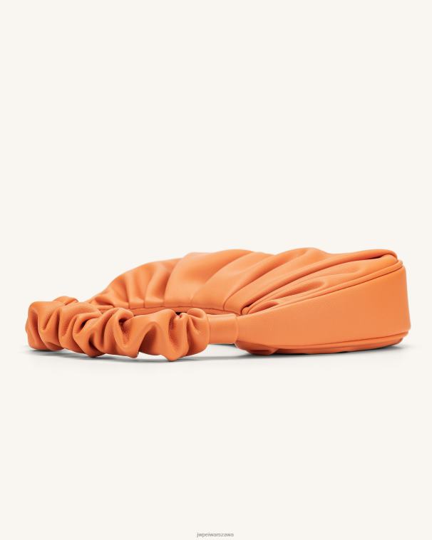 Pomarańczowy gabbi ruched torebka hobo T06LV69 JW PEI torba na ramię