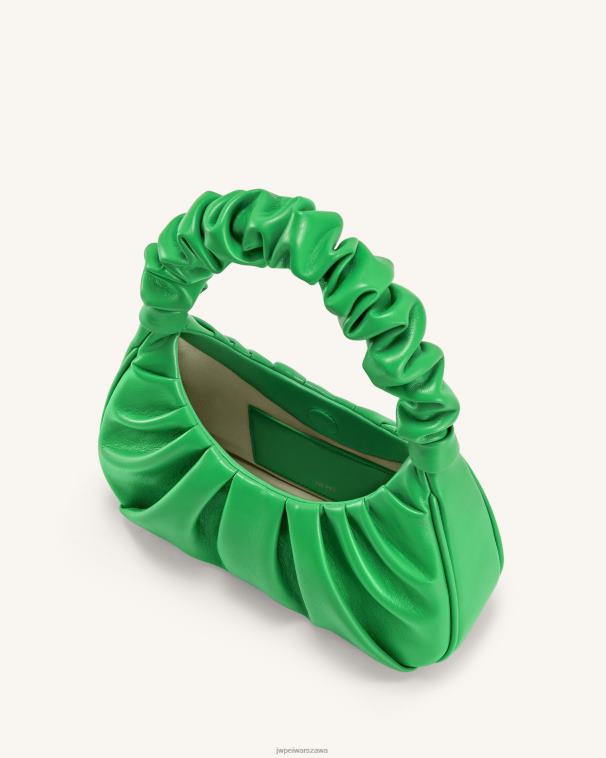 Zielona trawa gabbi ruched torebka hobo T06LV57 JW PEI torba na ramię