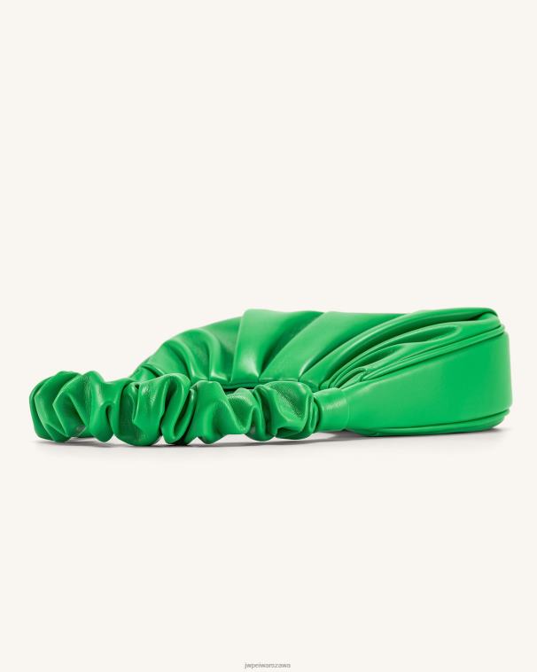 Zielona trawa gabbi ruched torebka hobo T06LV57 JW PEI torba na ramię