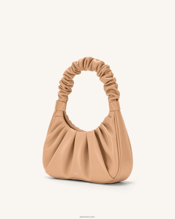 cukier trzcinowy gabbi ruched torebka hobo T06LV143 JW PEI torba na ramię