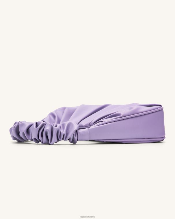 fioletowy gabbi ruched torebka hobo T06LV71 JW PEI torba na ramię