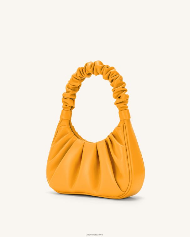 kandyzowana pomarańcza gabbi ruched torebka hobo T06LV141 JW PEI torba na ramię