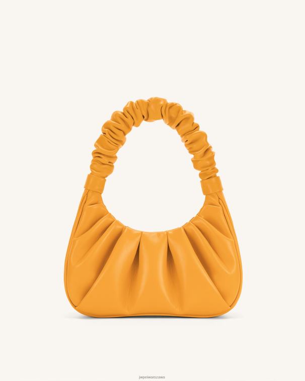 kandyzowana pomarańcza gabbi ruched torebka hobo T06LV141 JW PEI torba na ramię