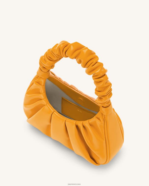 kandyzowana pomarańcza gabbi ruched torebka hobo T06LV141 JW PEI torba na ramię