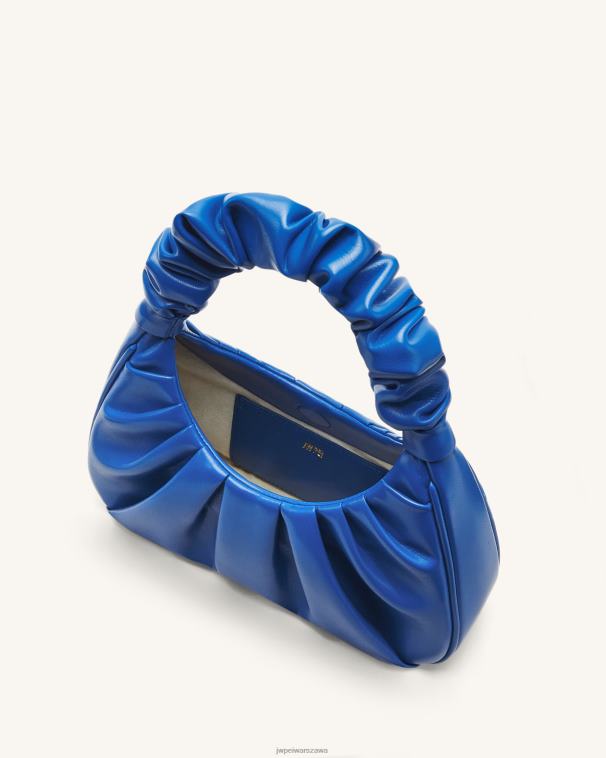 klasyczny niebieski gabbi ruched torebka hobo T06LV85 JW PEI torba na ramię