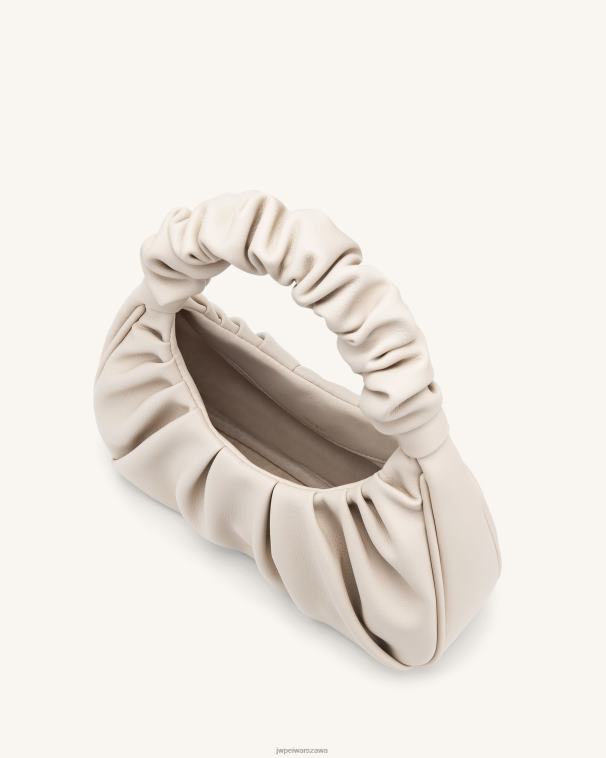 kość słoniowa gabbi ruched torebka hobo T06LV54 JW PEI torba na ramię