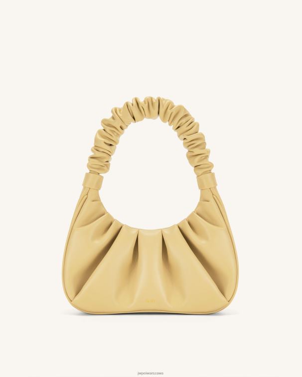 masło gabbi ruched torebka hobo T06LV140 JW PEI torba na ramię