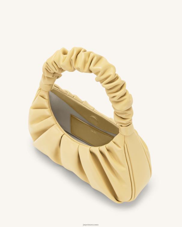 masło gabbi ruched torebka hobo T06LV140 JW PEI torba na ramię
