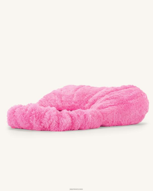 różowy gabbi frotte torebka hobo z ruched T06LV125 JW PEI torba na ramię