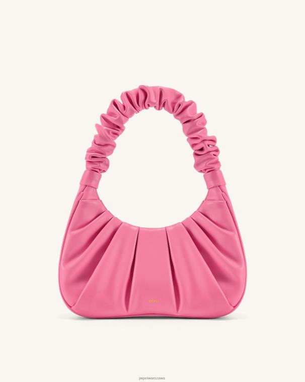 różowy gabbi ruched torebka hobo T06LV56 JW PEI torba na ramię