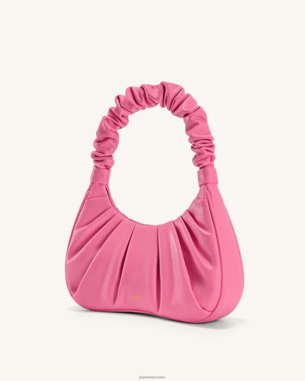 różowy gabbi ruched torebka hobo T06LV56 JW PEI torba na ramię