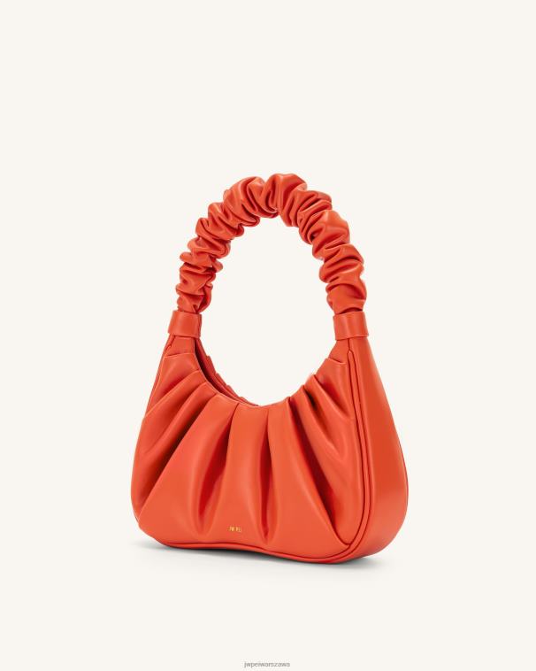 szkarłat gabbi ruched torebka hobo T06LV138 JW PEI torba na ramię