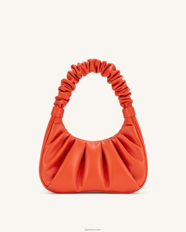 szkarłat gabbi ruched torebka hobo T06LV138 JW PEI torba na ramię